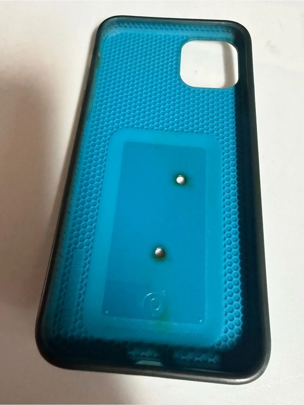 Loopy Case Blue Ocean Wave Phone Case with White Loopy Grip 11 pro